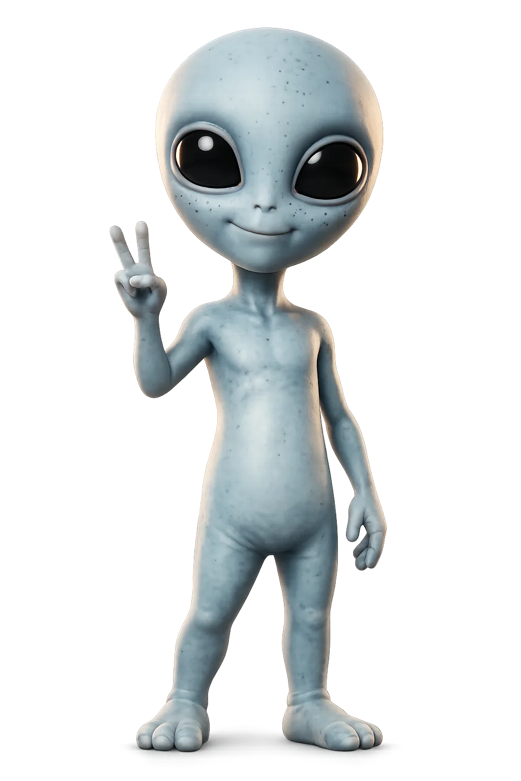 Nori the alien, a confident and smooth Planet Jump guide.